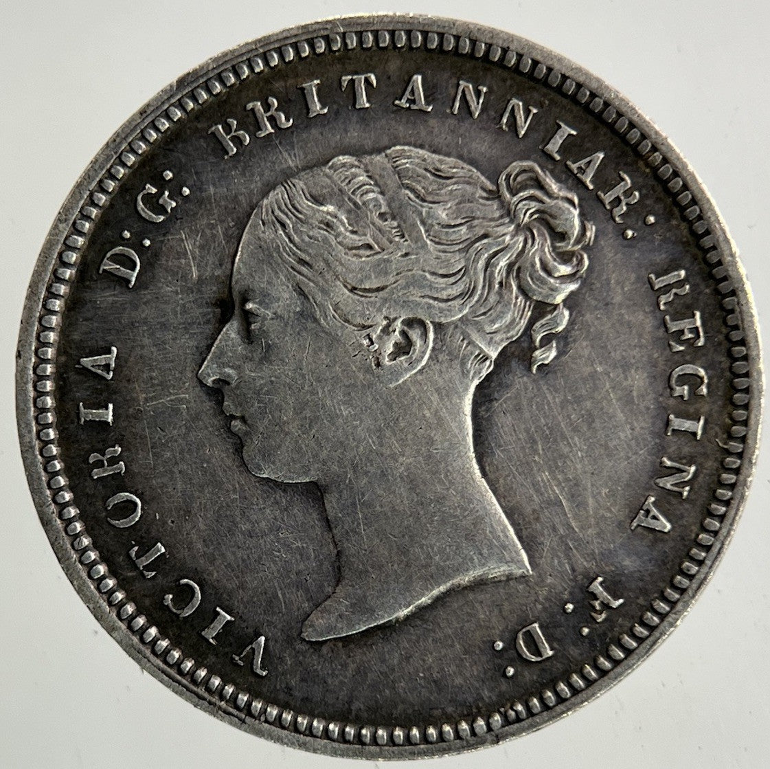 1848 Victoria Maundy Four - Pence Silver Coin | Very High Grade