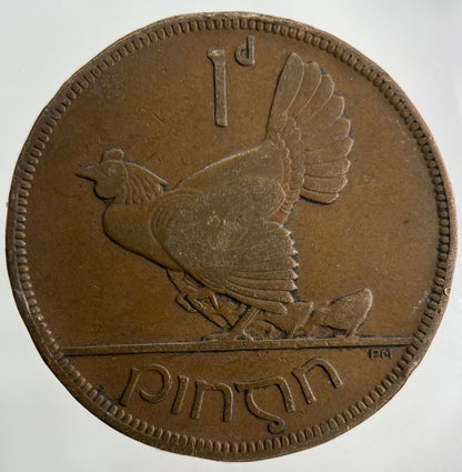 1928 Irish One Penny Coin | Fine Collectable Grade
