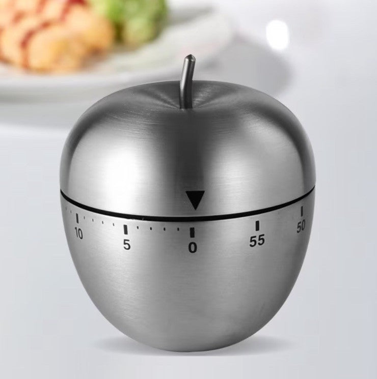 Apple - Shaped Kitchen Cooking Timer 60 Minutes No Battery Required Gift UK