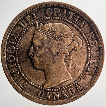1899 Canada One Cent Coin | Fine Collectable Grade | a6432