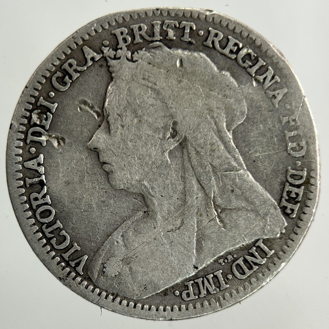 1900 Victoria Threepence Silver Coin | Collectable Grade