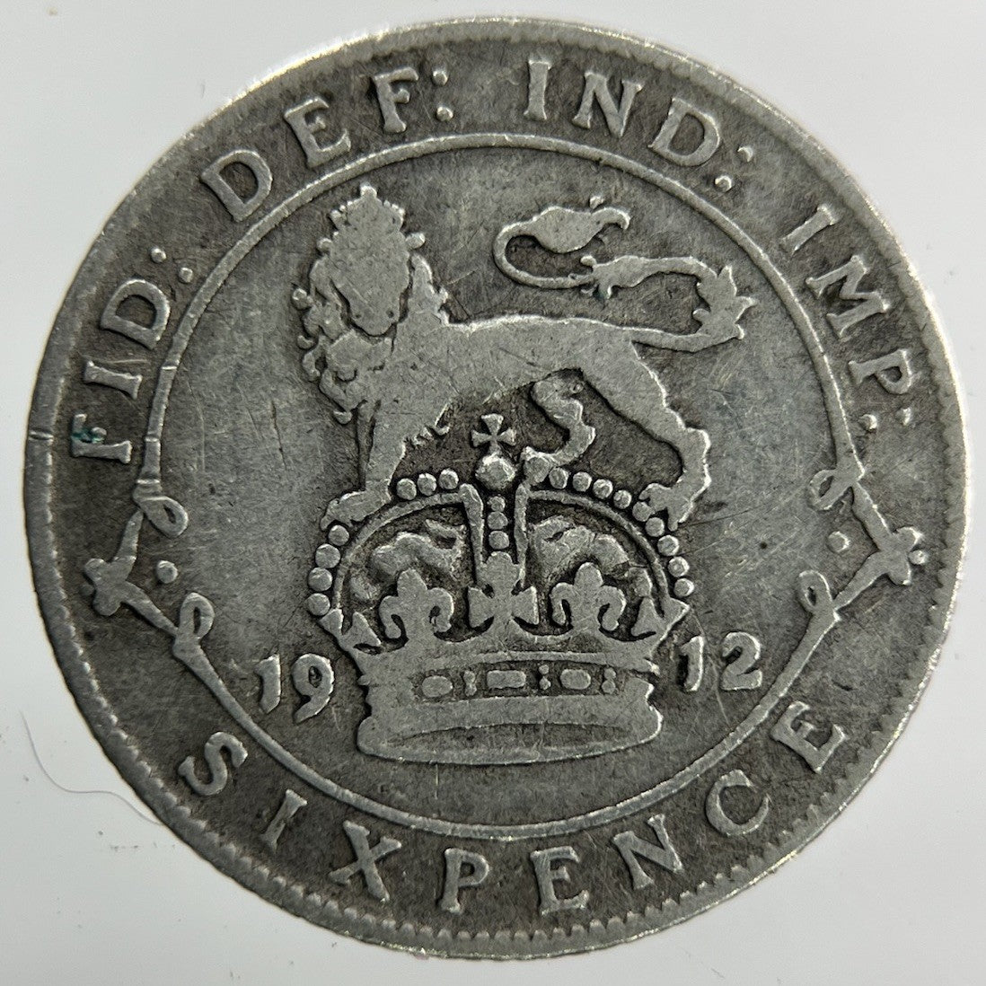 1912 George V Sixpence Silver Coin | Collectable Grade