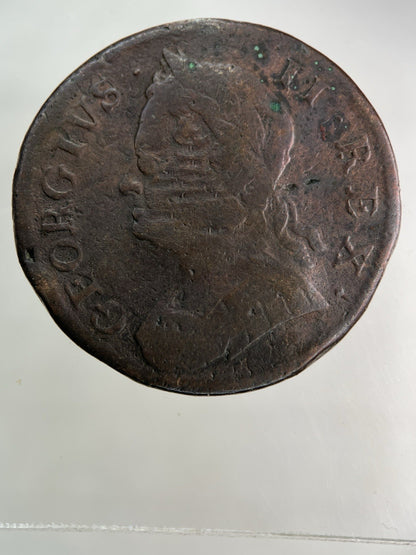 1754 George II 2nd Half - Penny Coin | Collectable Grade