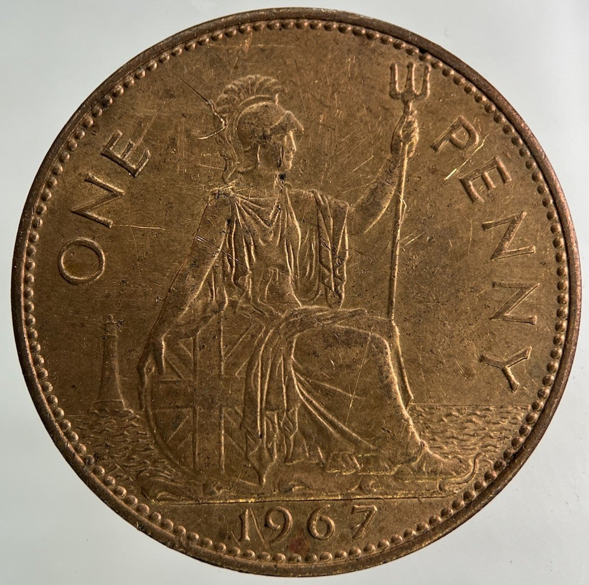 1967 Elizabeth II 2nd One Penny Coin | Collectable Grade