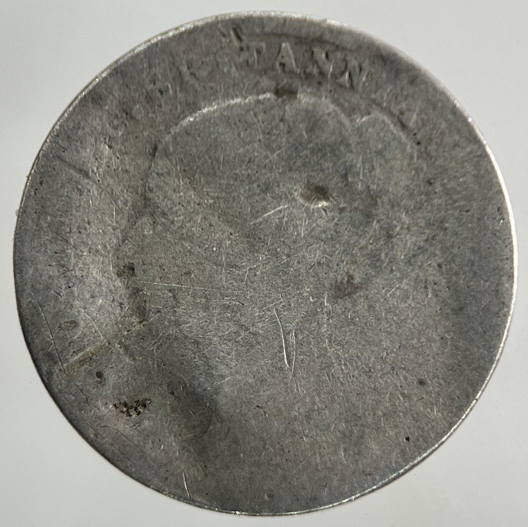 British Victoria Threepence Silver Coin | Worn Grade