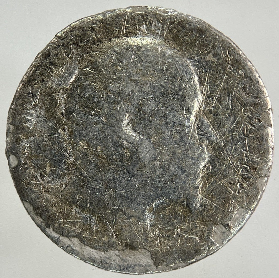 British Edward VII Sixpence Silver Coin | Worn Grade