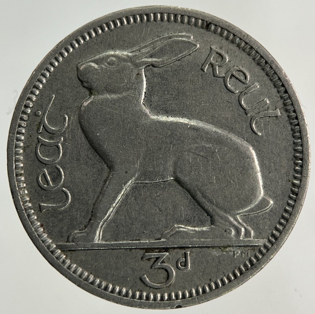 1934 Irish Threepence Coin | Fine Collectable Grade
