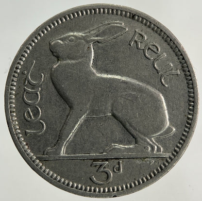 1934 Irish Threepence Coin | Fine Collectable Grade