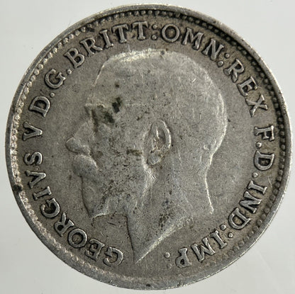1916 George V Threepence Silver Coin | Fine Collectable Grade
