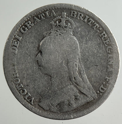 1892 Victoria Threepence Silver Coin | Collectable Grade