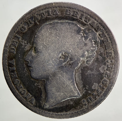1875 Victoria Shilling Silver Coin | Collectable Grade