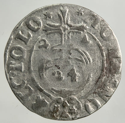 1624 Poland 1/24 Taler Sigmund III 3 Krenzer Silver Coin | Collectable Grade