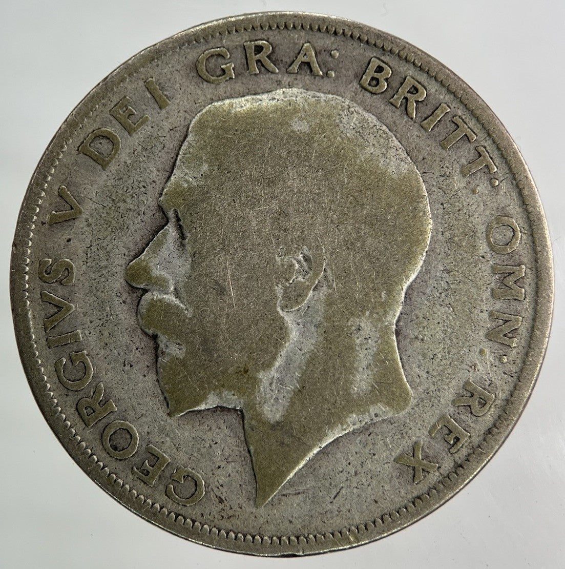 1923 George V Half - Crown Silver Coin | Fair Grade