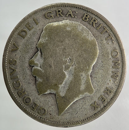 1923 George V Half - Crown Silver Coin | Fair Grade