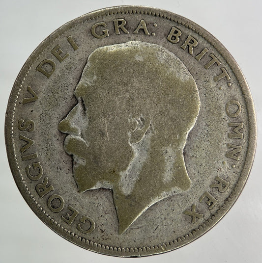 1923 George V Half - Crown Silver Coin | Fair Grade