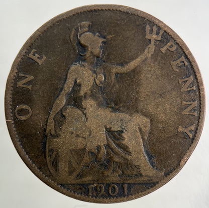 1901 Victoria One Penny Coin | Collectable Grade
