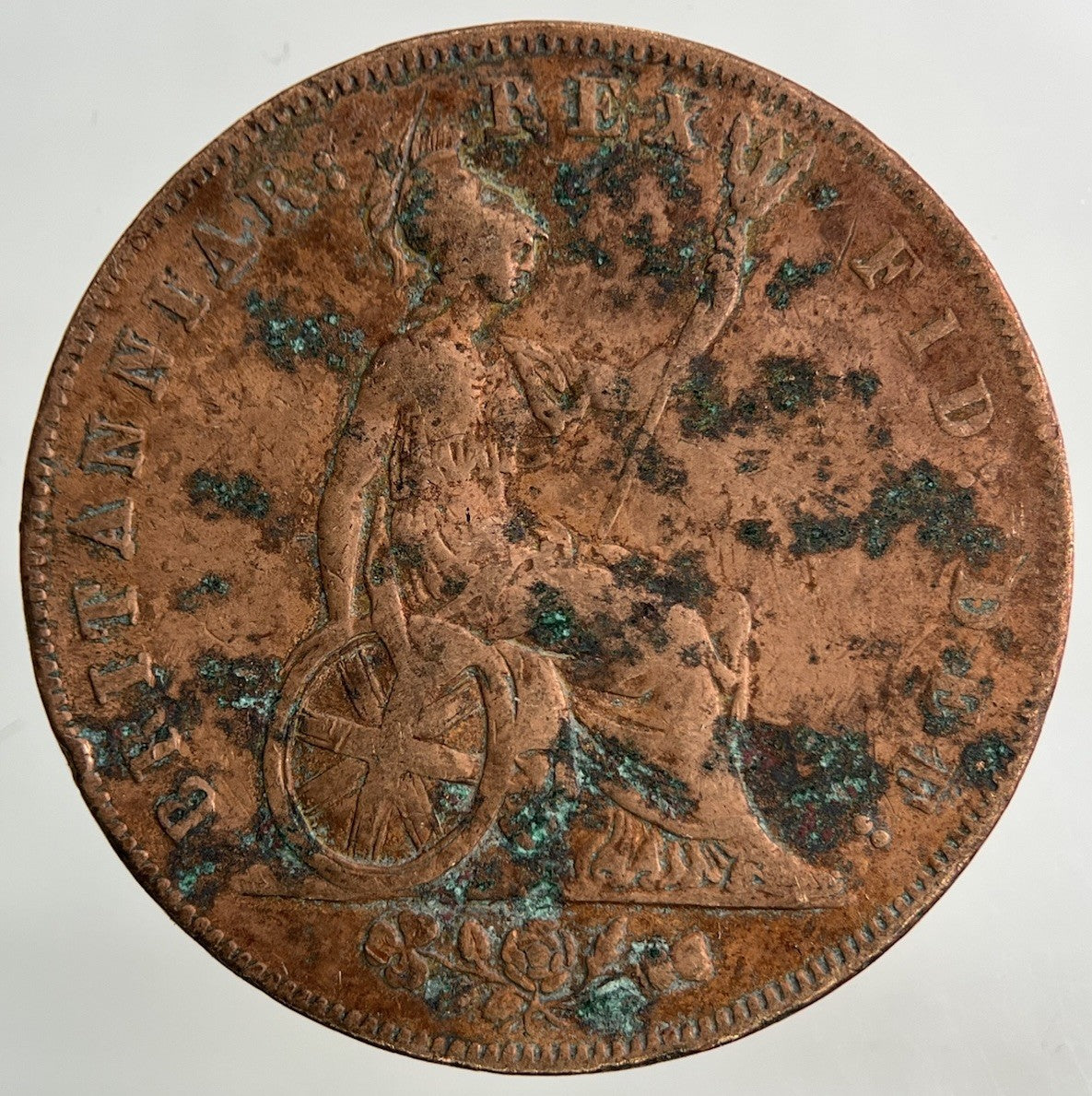 1826 George IV Half - Penny Coin | Fine Collectable Grade