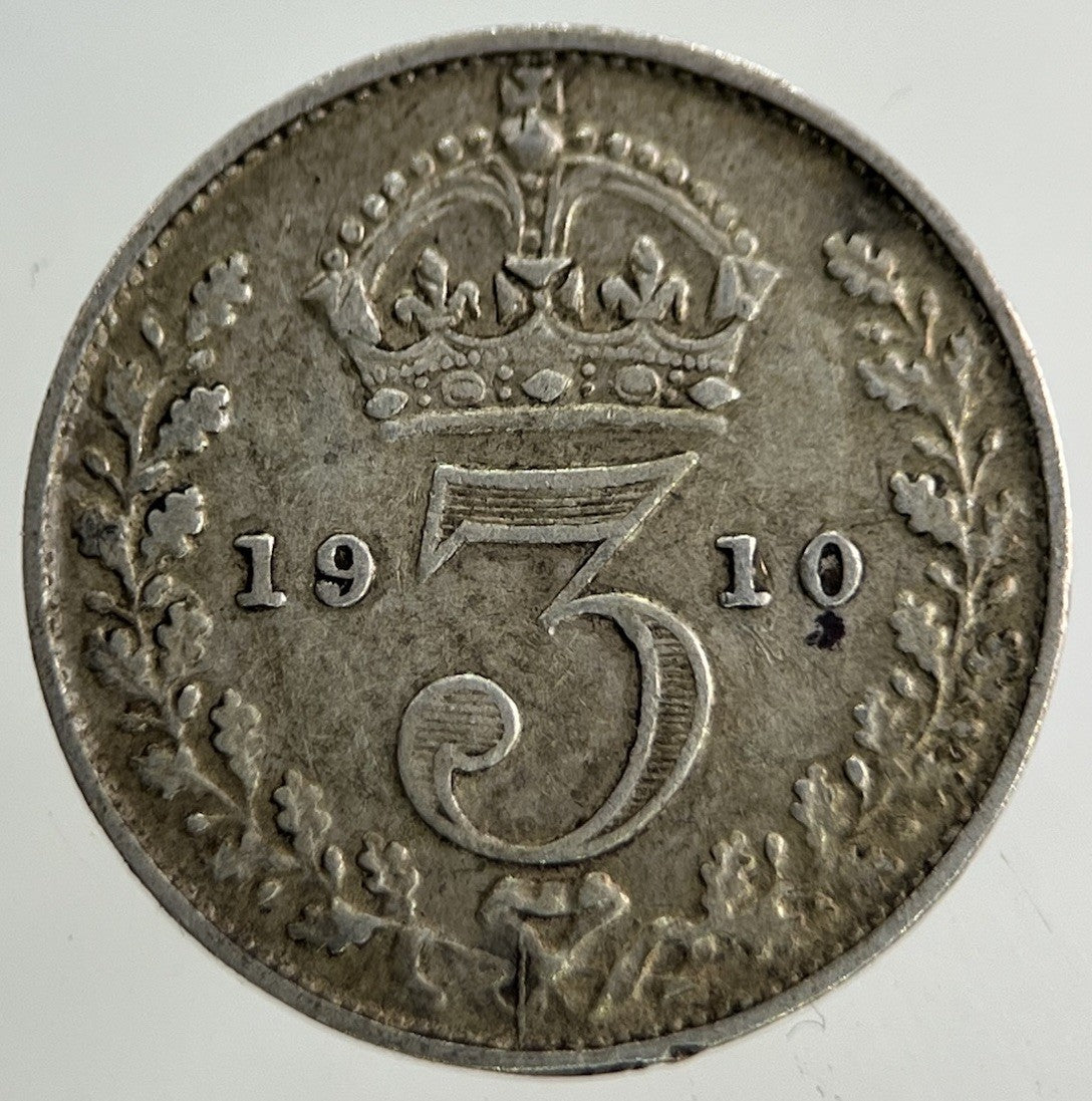 1910 Edward VII Threepence Silver Coin | Very High Grade