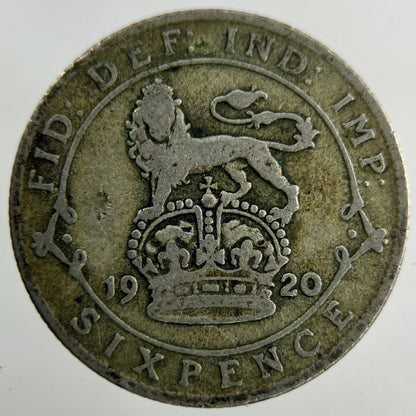 1920 George V Sixpence Silver Coin | Collectable Grade