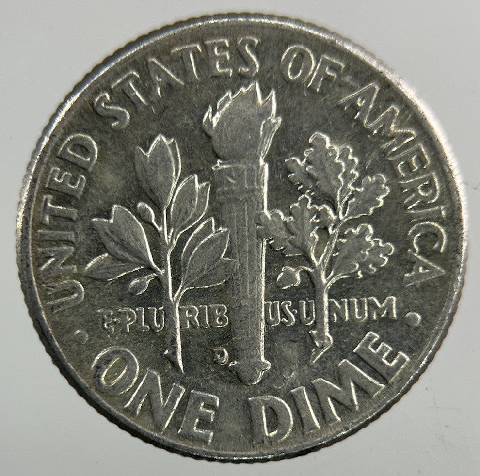 1964 - D US USA Roosevelt Dime Silver Coin | Fine Collectable Grade