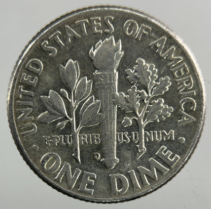 1964 - D US USA Roosevelt Dime Silver Coin | Fine Collectable Grade