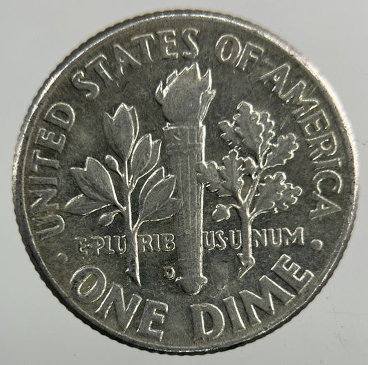 1964 - D US USA Roosevelt Dime Silver Coin | Fine Collectable Grade