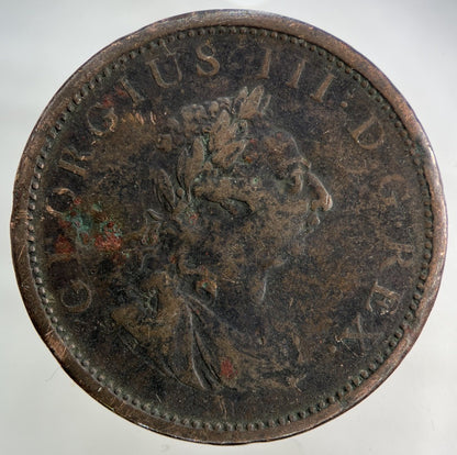 1805 Irish One Penny Coin | Fine Collectable Grade