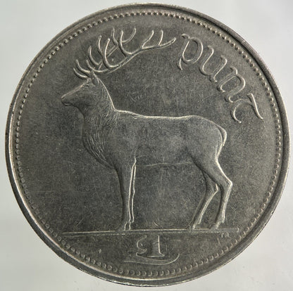 1990 Irish £1 One Pound Coin | Very High Grade
