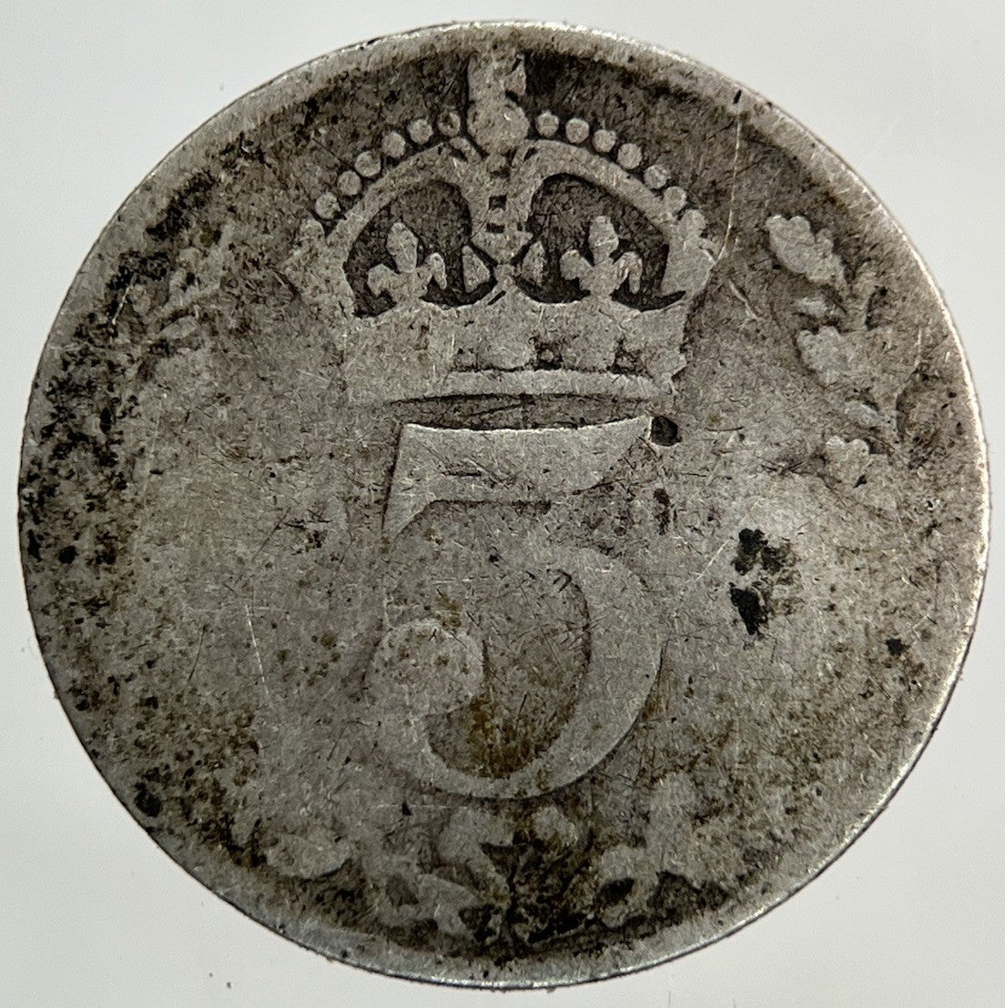 1906 Edward VII Threepence Silver Coin | Fair Grade