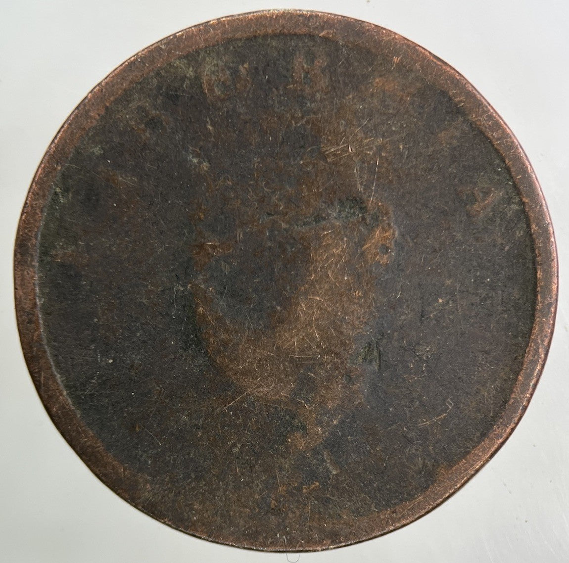 1805 Irish Half - Penny Coin | Worn Grade