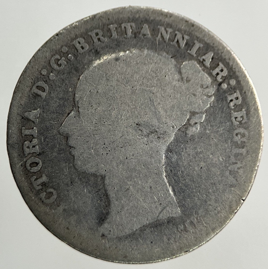 British Victoria Threepence Silver Coin | Fair Grade