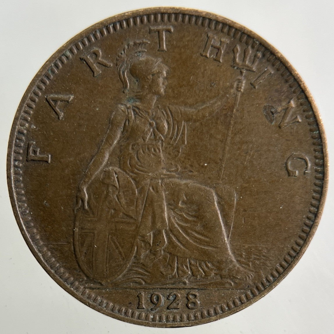 1928 George V Farthing Coin | Fine Collectable Grade