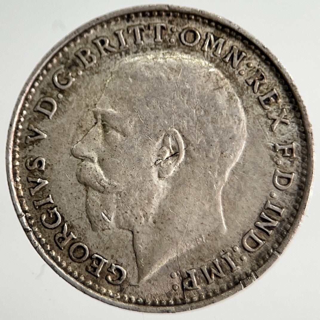1915 George V Threepence Silver Coin | Very High Grade | a8430