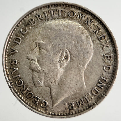 1915 George V Threepence Silver Coin | Very High Grade | a8430