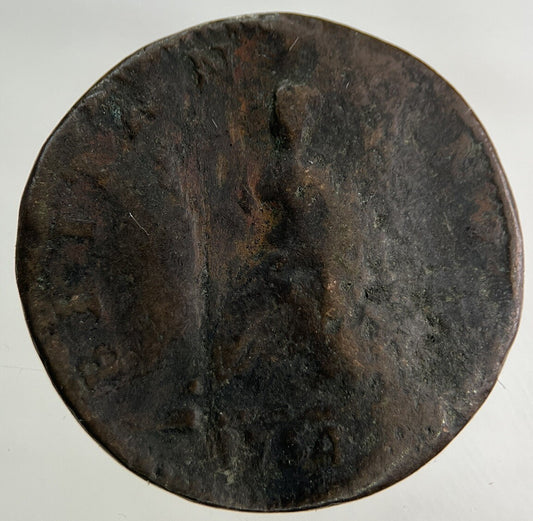 1754 George II 2nd Farthing Coin | Collectable Grade