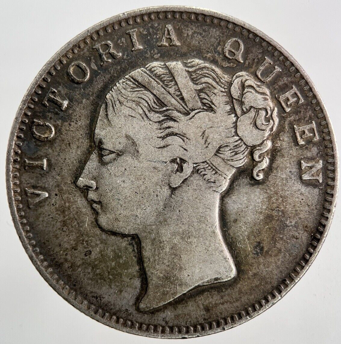 1840 East India Company One Rupee Silver Coin | Fine Collectable Grade
