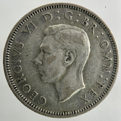 1942 George VI Shilling Silver Coin | Fine Collectable Grade