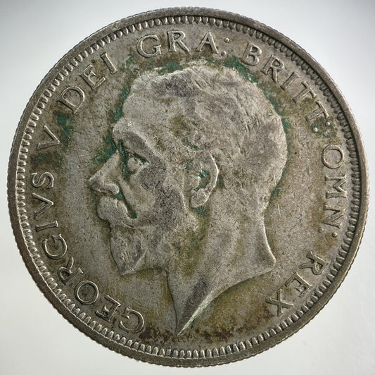 1927 George V Half - Crown Silver Coin | Fine Collectable Grade