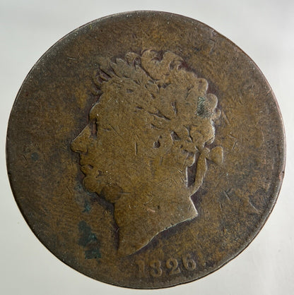 1826 George IV Half - Penny Coin | Collectable Grade