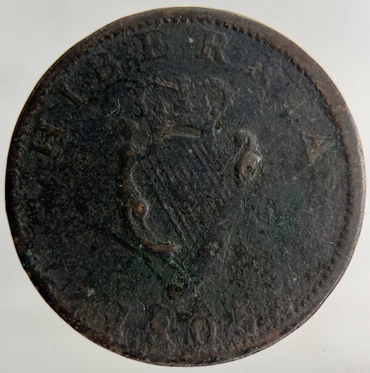 1805 Irish Half - Penny Coin | Collectable Grade