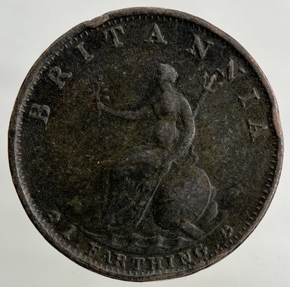 1799 George III 3rd Farthing Coin | Fine Collectable Grade