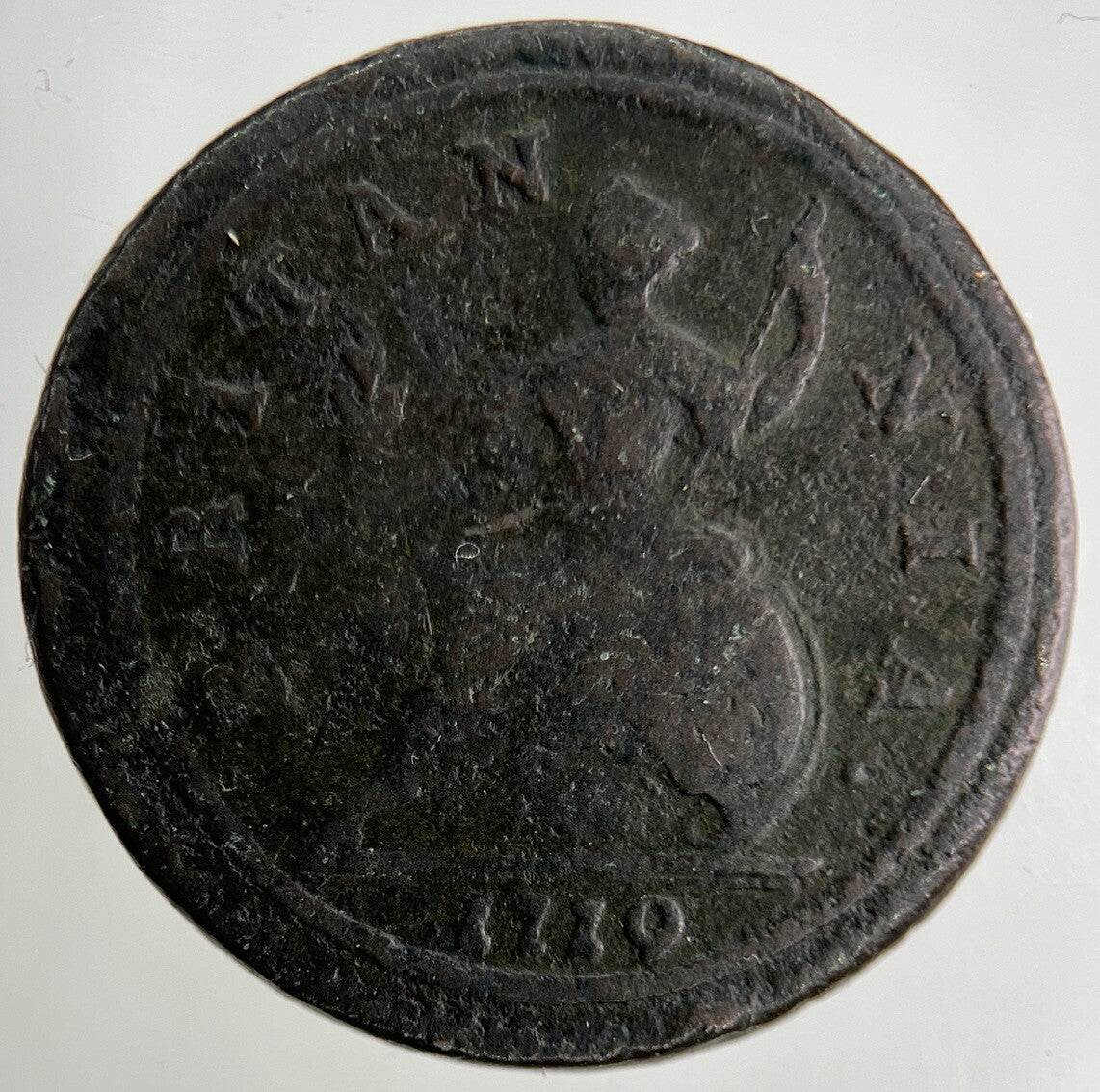 1719 George I 1st Half - Penny Coin | Collectable Grade