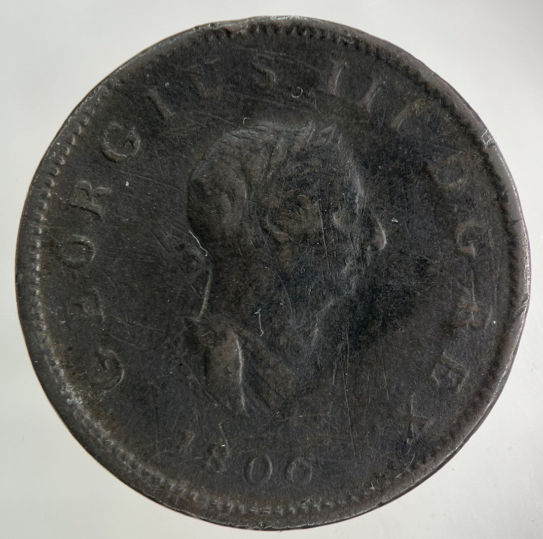 1806 George III 3rd Half - Penny Coin | Collectable Grade