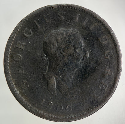 1806 George III 3rd Half - Penny Coin | Collectable Grade