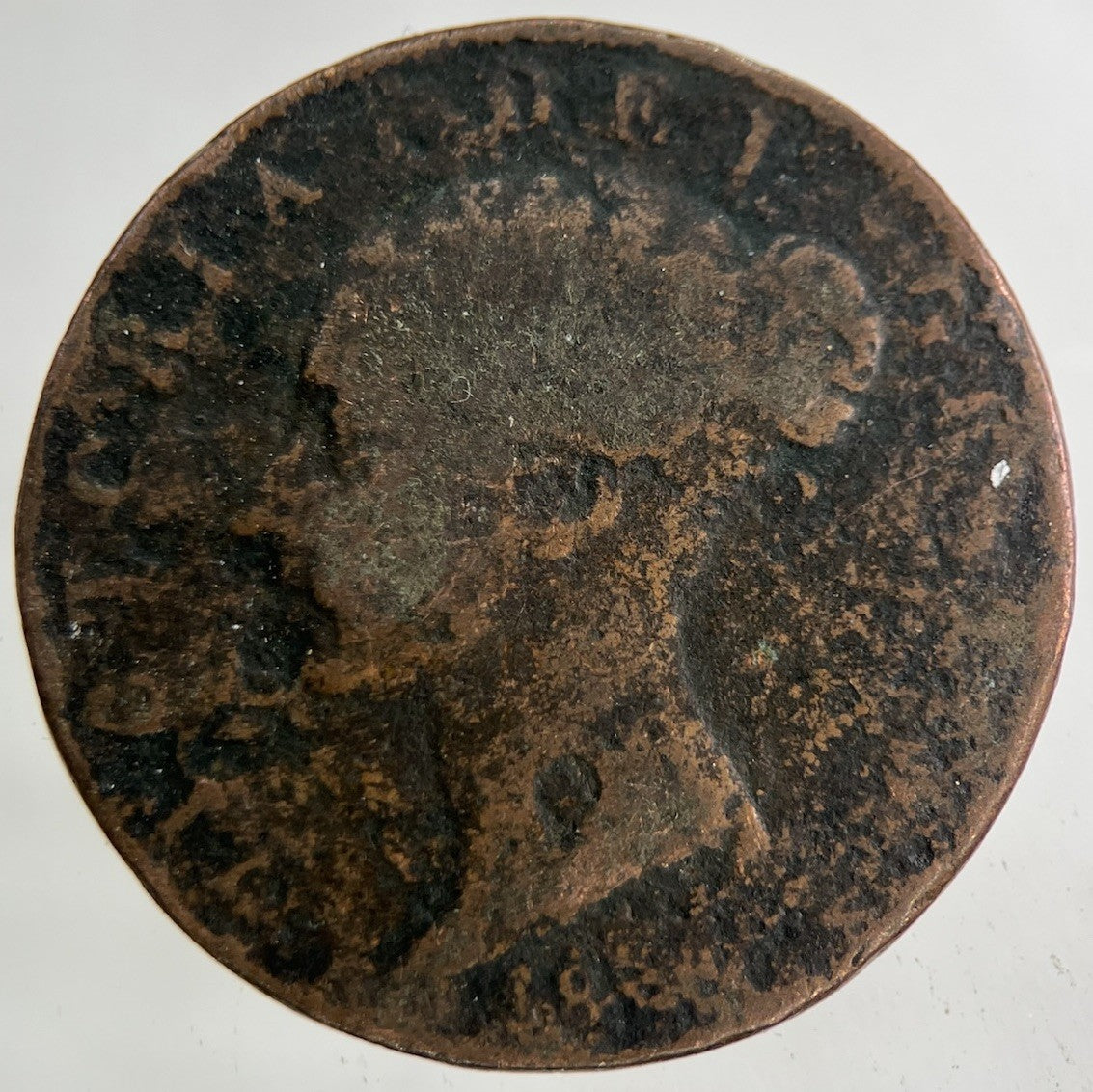 British Victoria Half - Penny Coin | Fair Grade