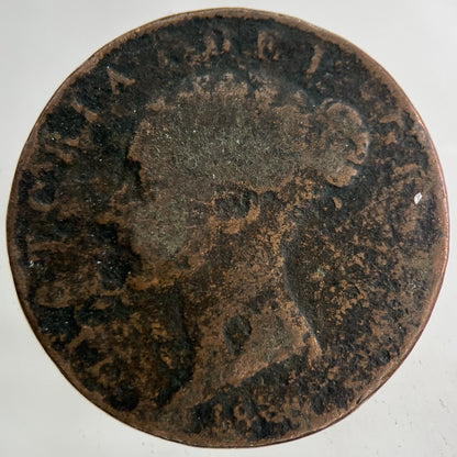 British Victoria Half - Penny Coin | Fair Grade
