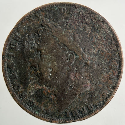 1826 George IV Farthing Coin | Fair Grade