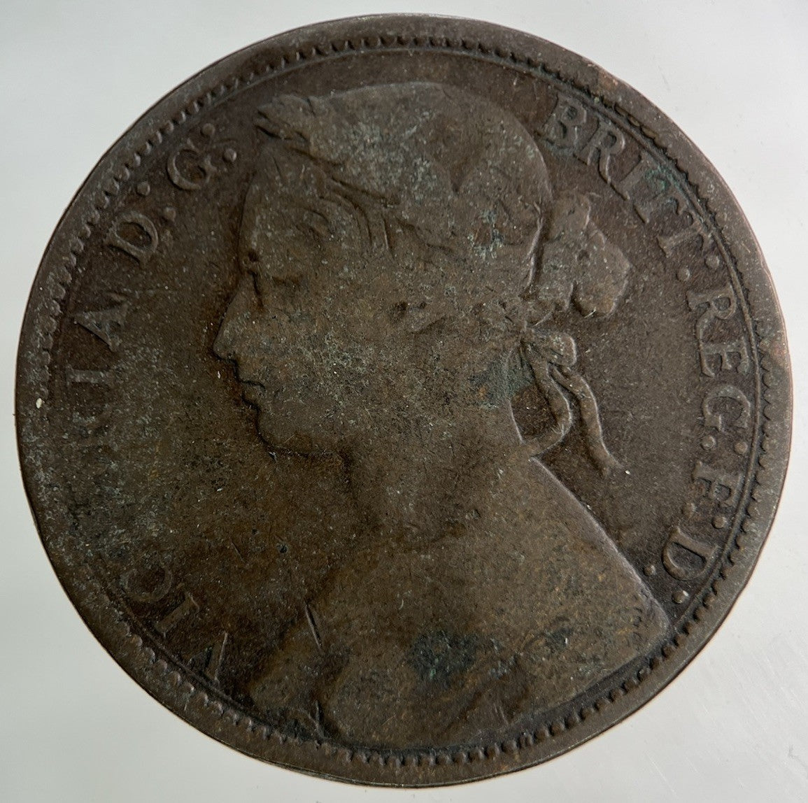 1874 Victoria One Penny Coin | Collectable Grade
