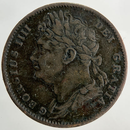 1825 George IV Farthing Coin | Collectable Grade