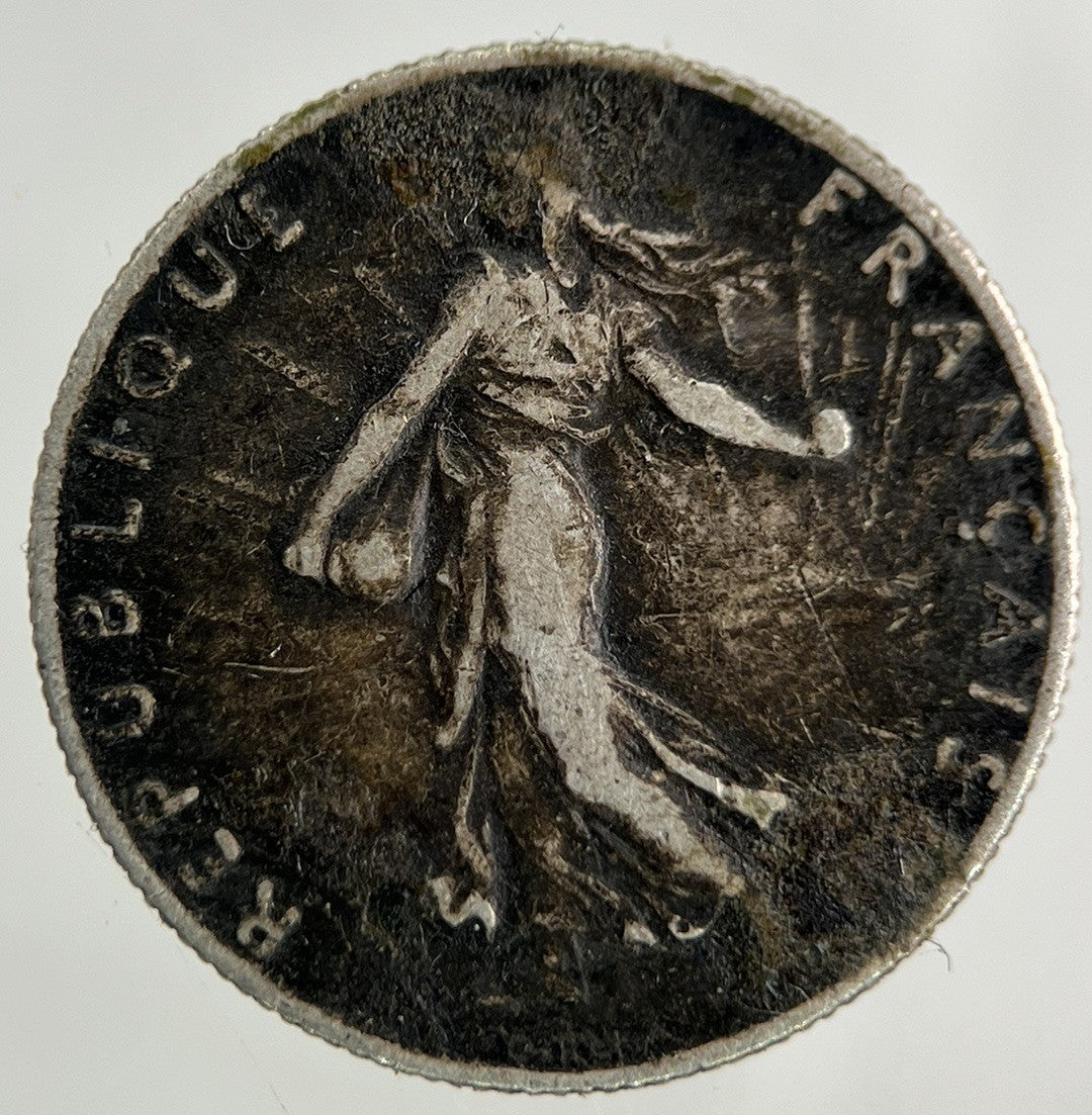1906 France 50 Centimes Silver Coin | Fine Collectable Grade